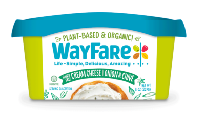 WayFare Plant-Based, Dairy Free Onion and Chive Cream Cheese