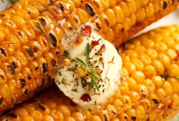 Grilled Corn smeared with WayFare's Dairy Free Butter Salted & Whipped.